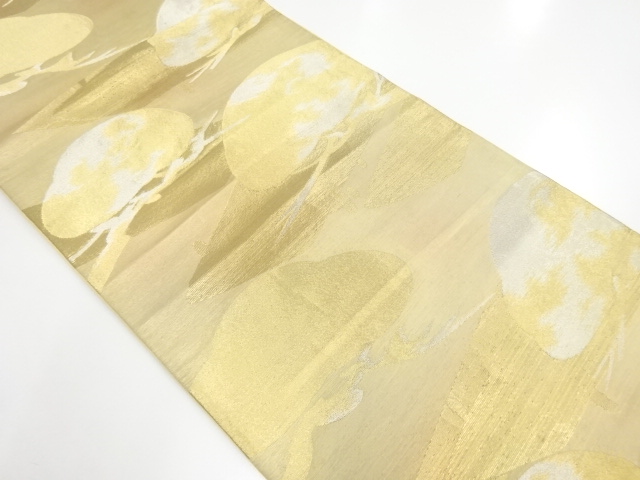 アンティーク　松模様織り出し袋帯(材料)